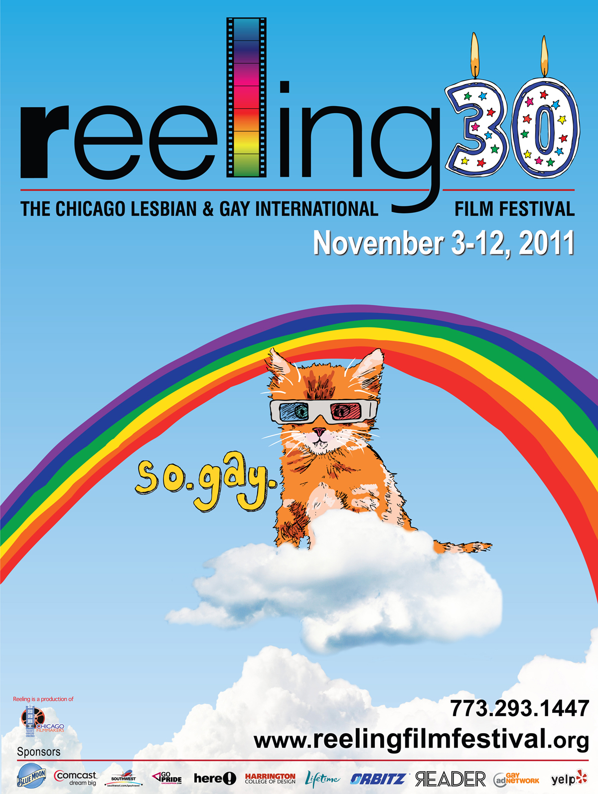 Reeling 30 Chicago Lesbian & Gay International Film Festival poster